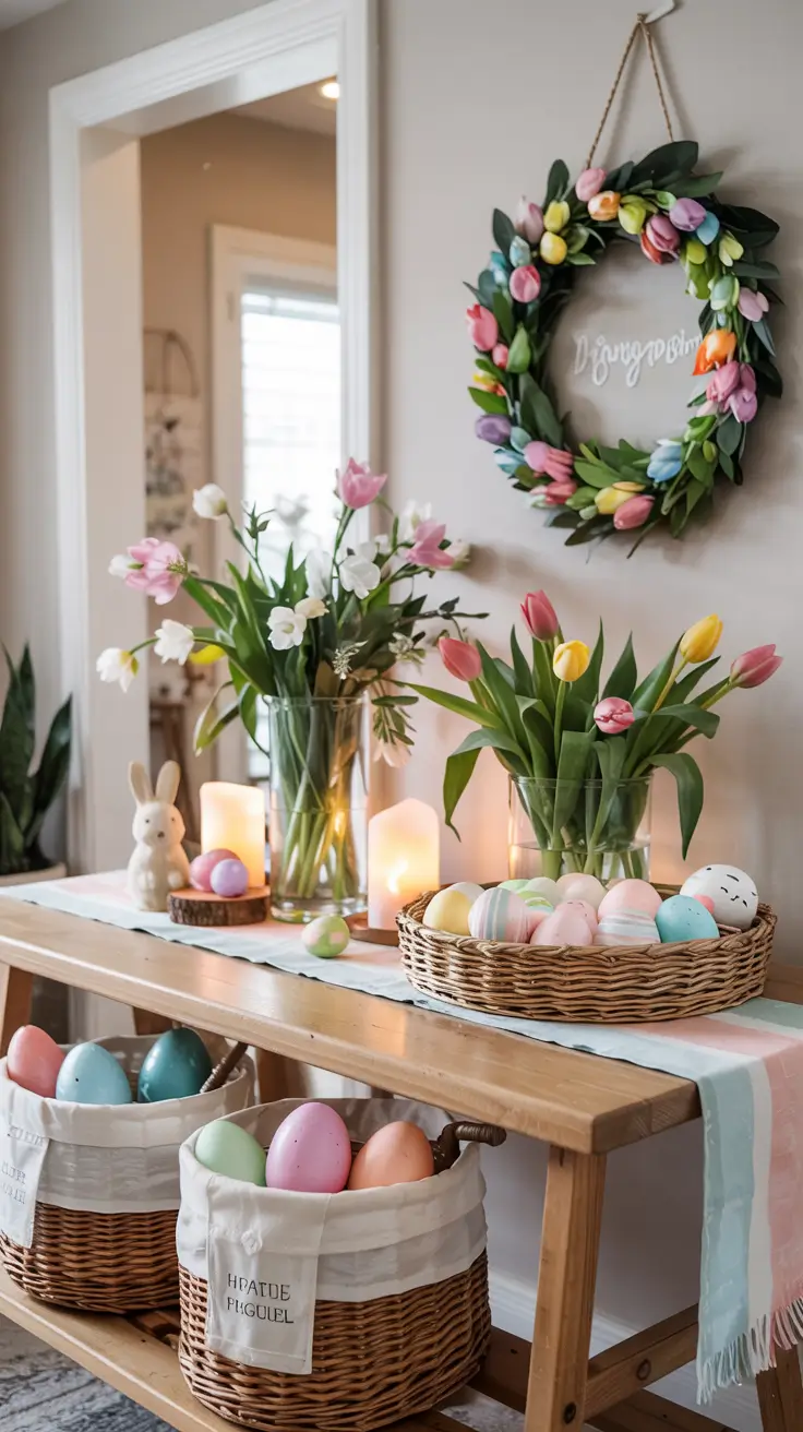 25 Easter Entryway Decor Ideas 2026 - Beautiful Spring Entry Table and Foyer Ideas