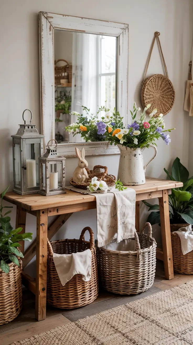 25 Easter Entryway Decor Ideas 2026 - Beautiful Spring Entry Table and Foyer Ideas
