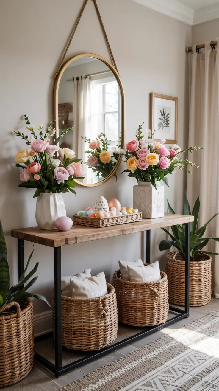 25 Easter Entryway Decor Ideas 2026 - Beautiful Spring Entry Table and Foyer Ideas
