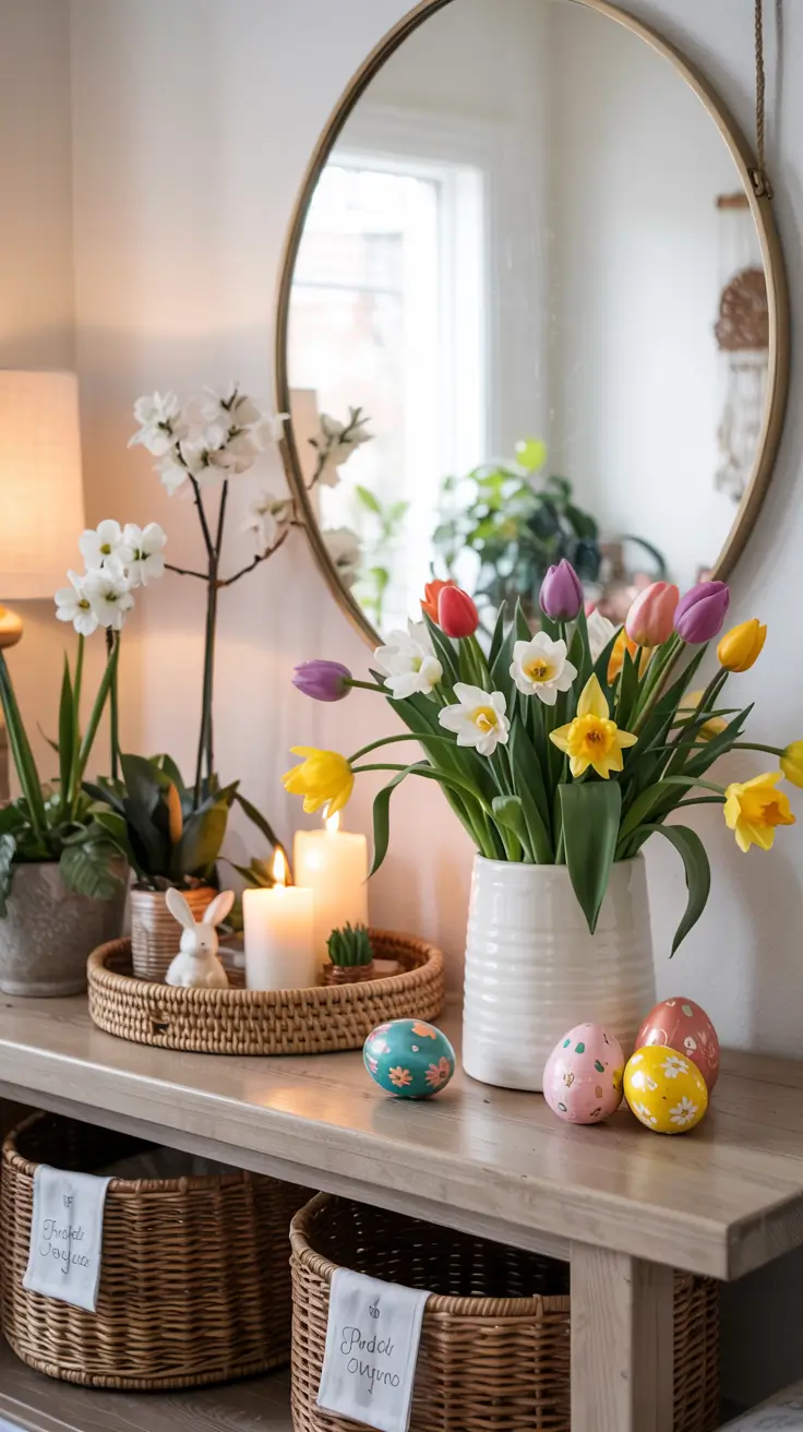 25 Easter Entryway Decor Ideas 2026 - Beautiful Spring Entry Table and Foyer Ideas