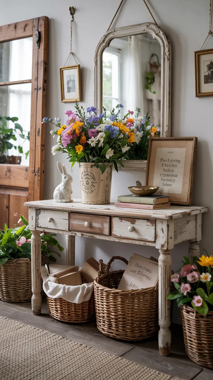 25 Easter Entryway Decor Ideas 2026 - Beautiful Spring Entry Table and Foyer Ideas