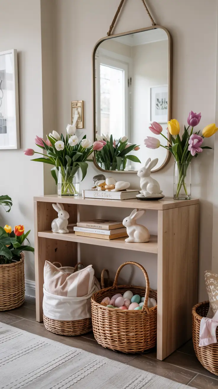 25 Easter Entryway Decor Ideas 2026 - Beautiful Spring Entry Table and Foyer Ideas