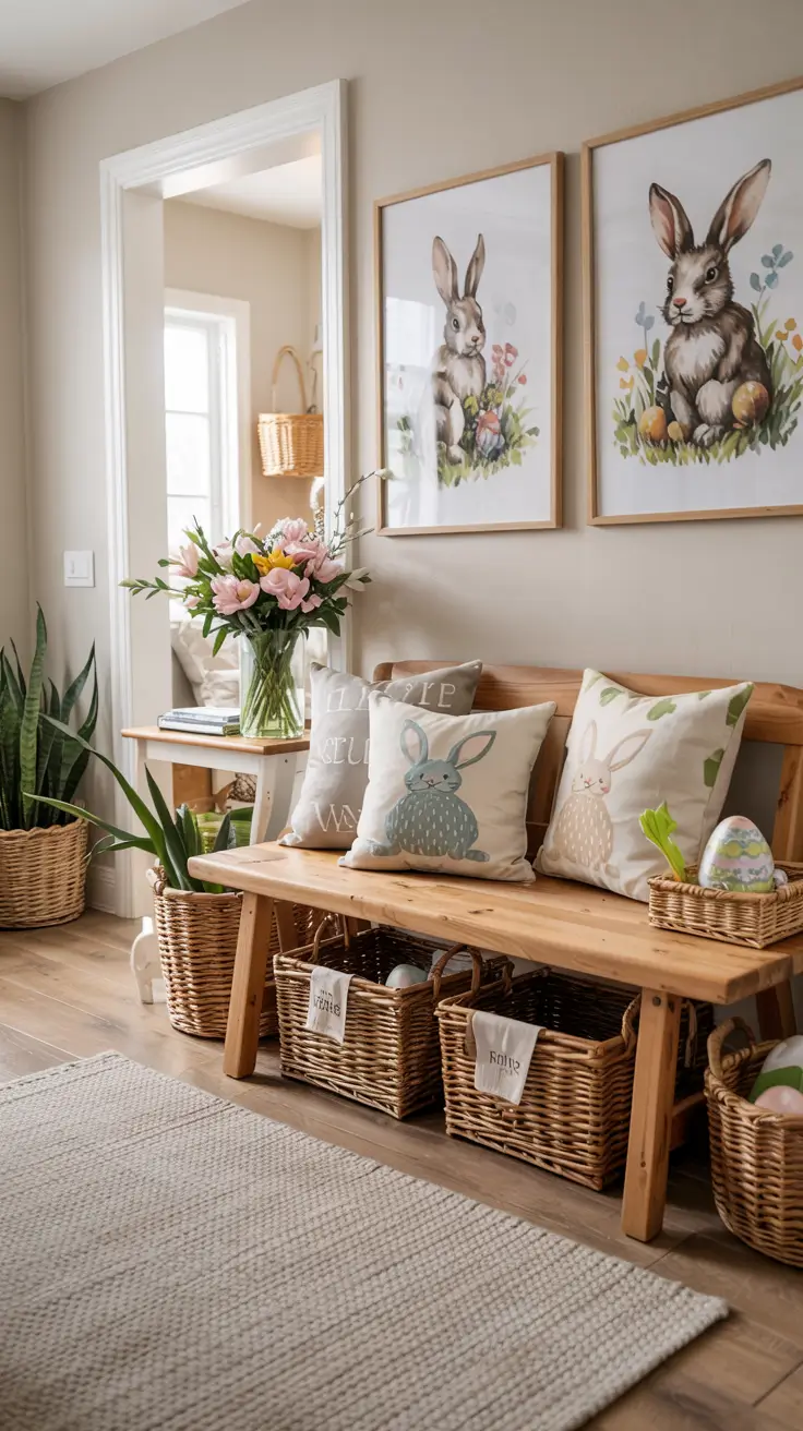 25 Easter Entryway Decor Ideas 2026 - Beautiful Spring Entry Table and Foyer Ideas