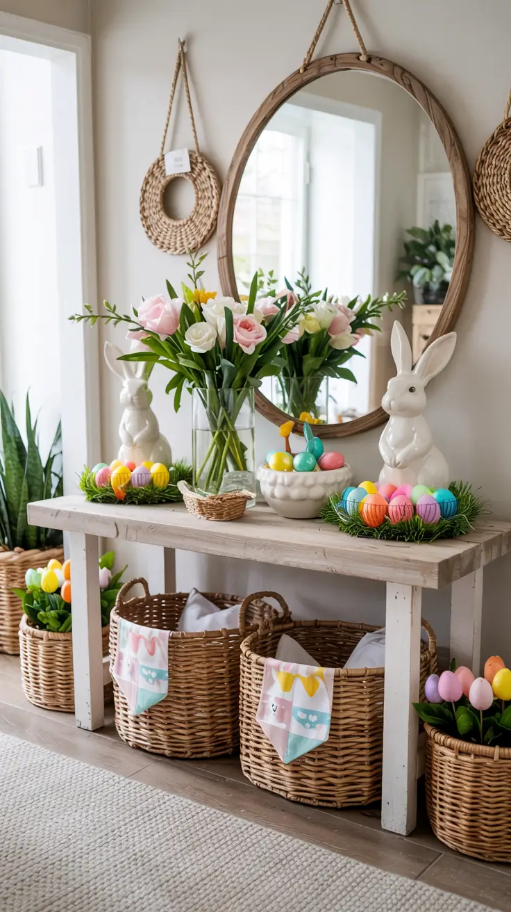 25 Easter Entryway Decor Ideas 2026 - Beautiful Spring Entry Table and Foyer Ideas