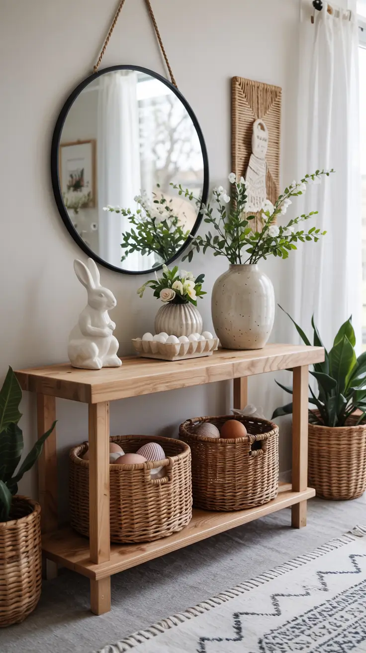 25 Easter Entryway Decor Ideas 2026 - Beautiful Spring Entry Table and Foyer Ideas