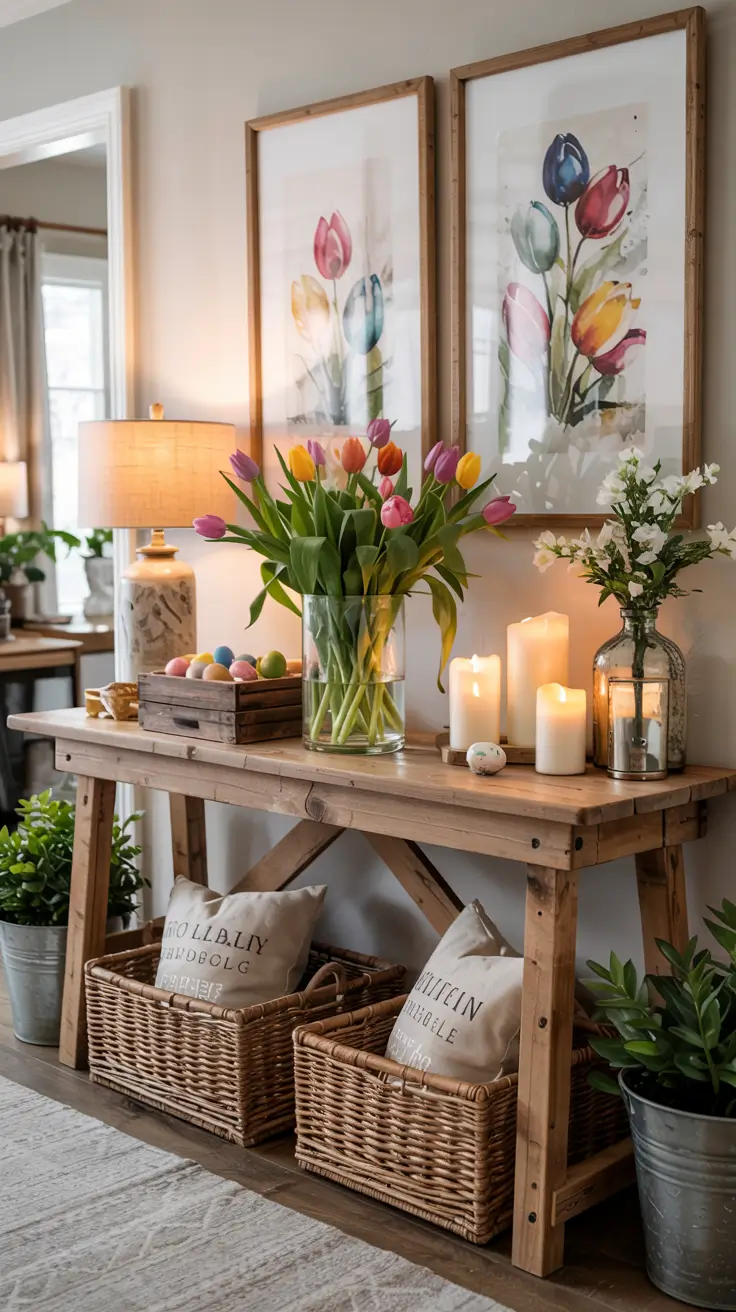 25 Easter Entryway Decor Ideas 2026 - Beautiful Spring Entry Table and Foyer Ideas