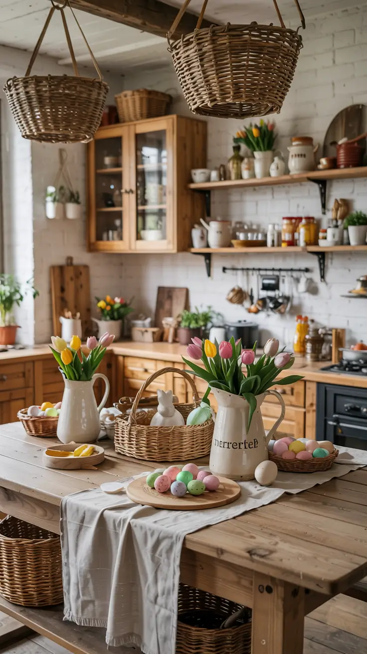 15 Easter Kitchen Decor Ideas 2026 - Rustic, DIY, Farmhouse & French Country Inspiration