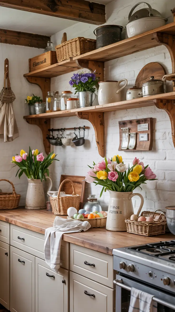 15 Easter Kitchen Decor Ideas 2026 - Rustic, DIY, Farmhouse & French Country Inspiration