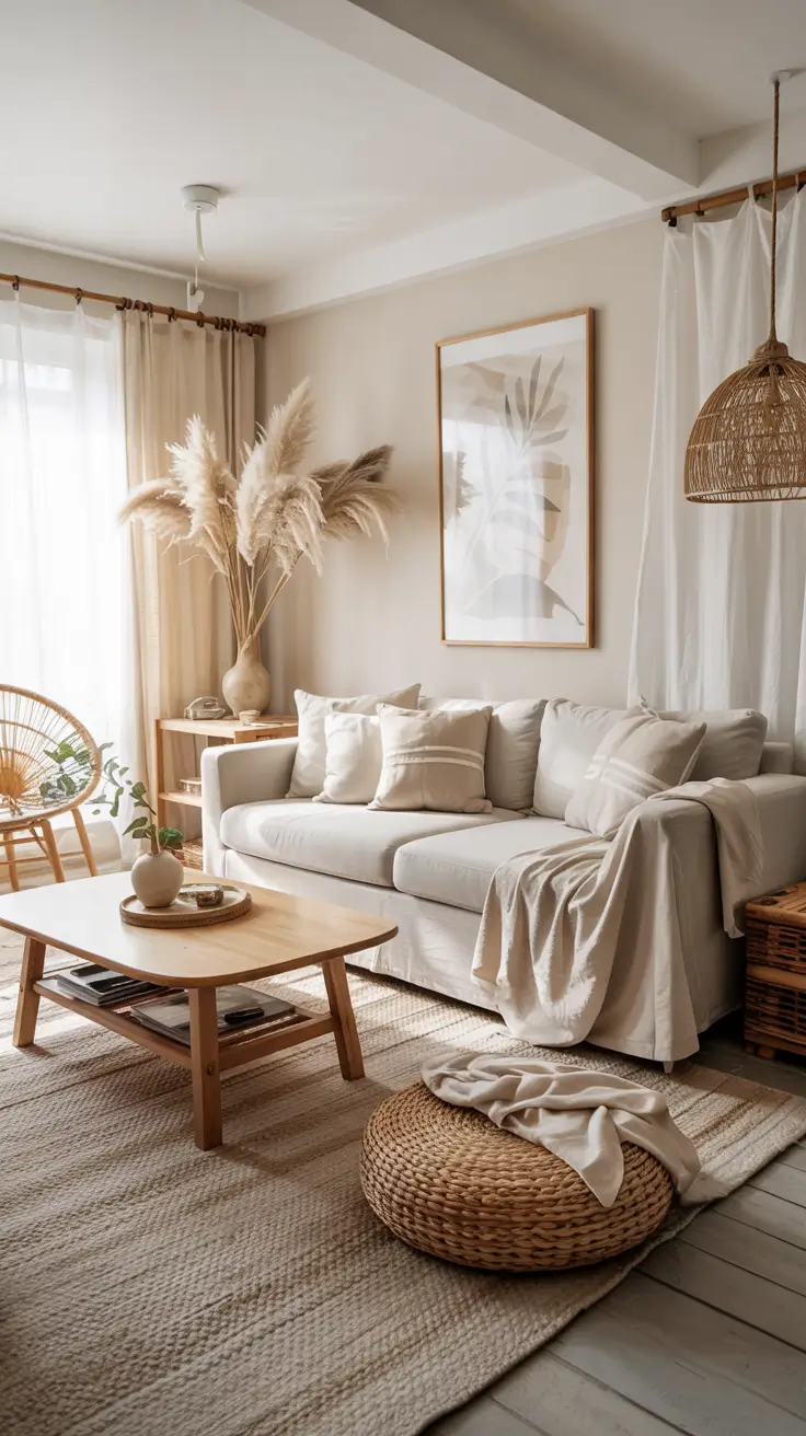 20 Summer Living Room Refresh Ideas 2026 For A Soft Cozy Aesthetic