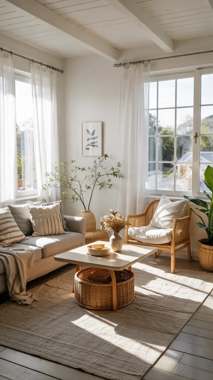 20 Summer Living Room Refresh Ideas 2026 For A Soft Cozy Aesthetic